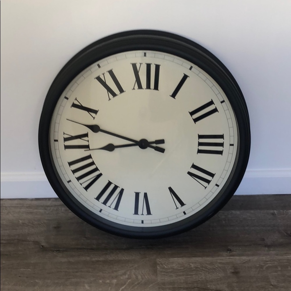 Pottery Barn 21” Wall Clock